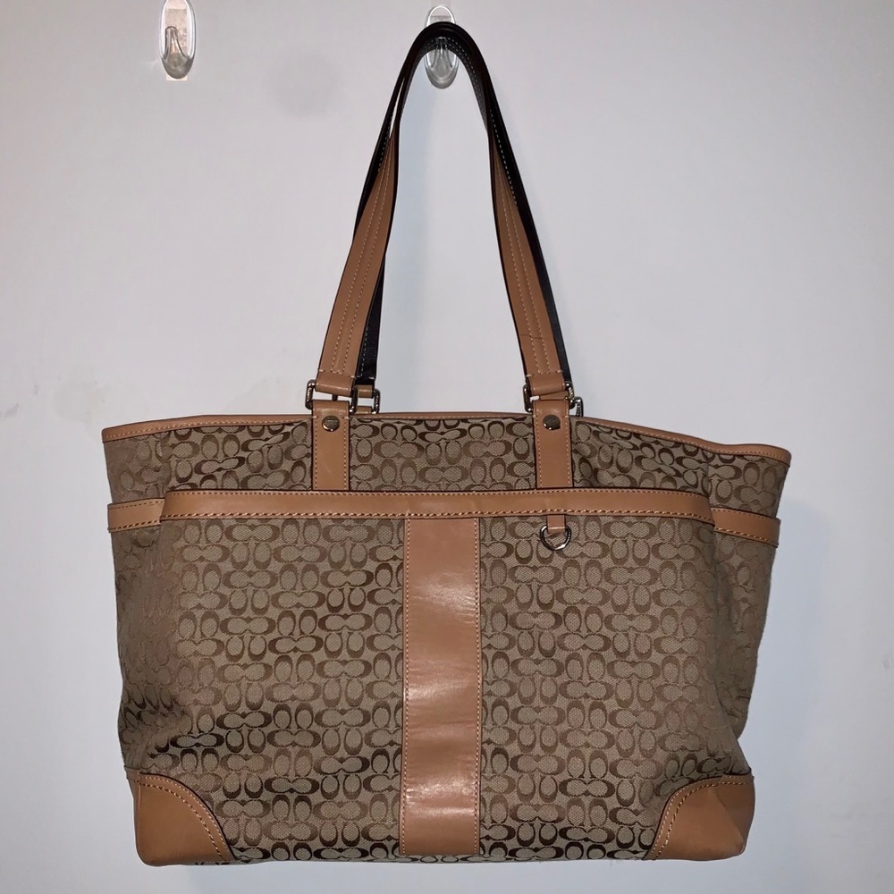 Coach Tan Baby Tote